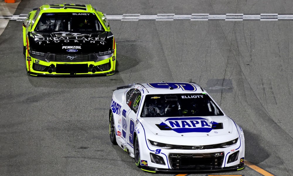 Clash at Bowman Gray Chase Elliott Ryan Blaney