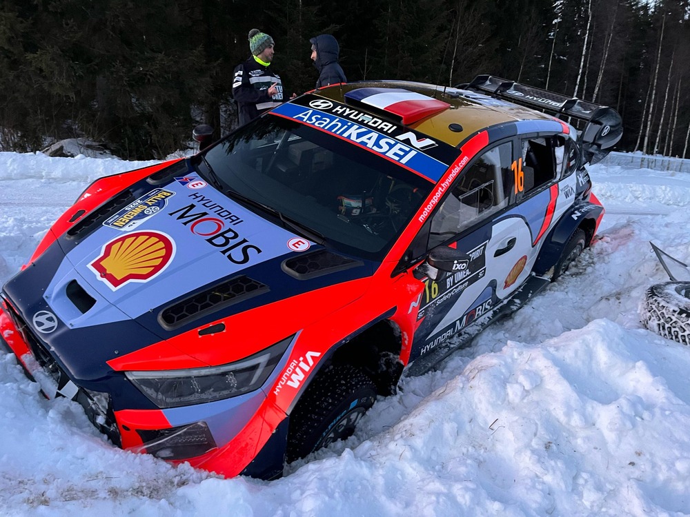 Fourmaux crash,Rally Sweden 2025,Elfyn Evans,Takamoto Katsuta