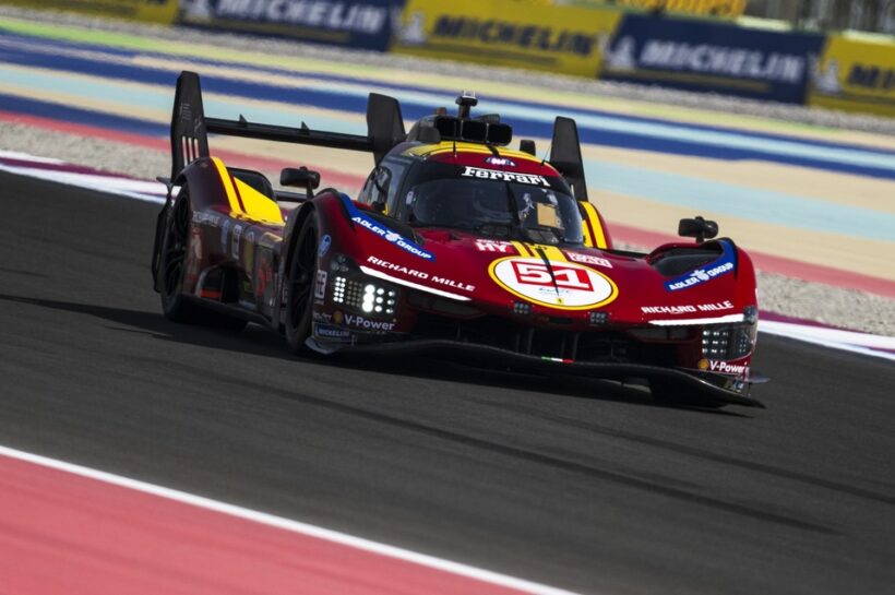 James Calado Ferrari 2025 Qatar WEC FP1