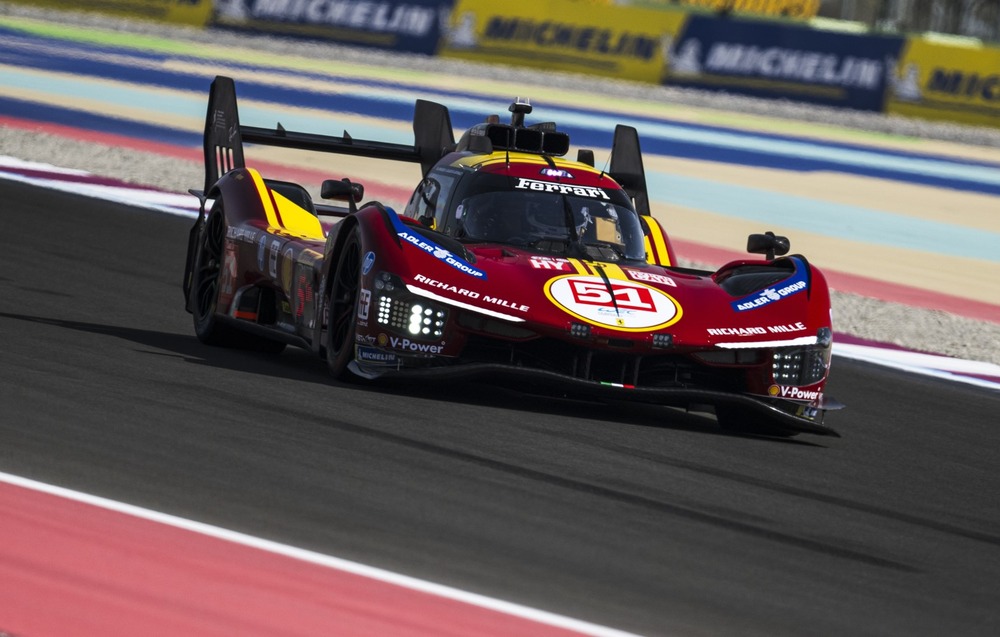 James Calado Ferrari 2025 Qatar WEC FP1