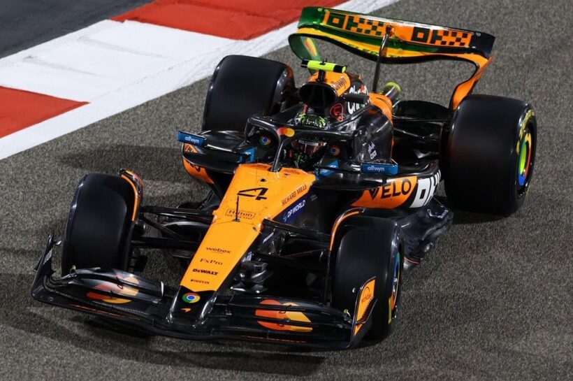 2025 F1 Bahrain pre-season testing Lando Norris