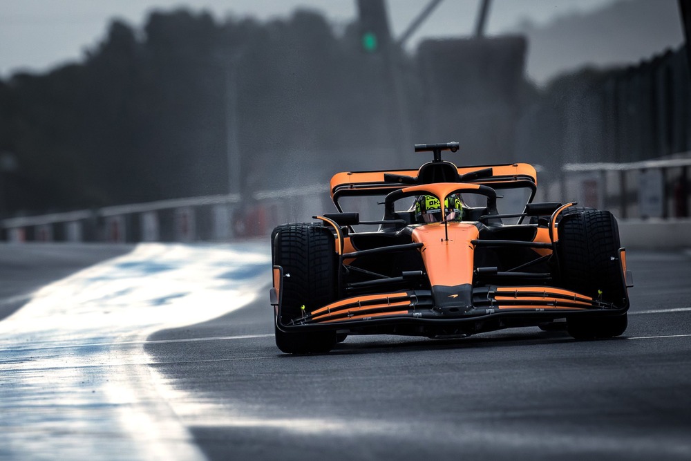 Pirelli 2026 F1 wet tyre test,Paul Ricard,McLaren