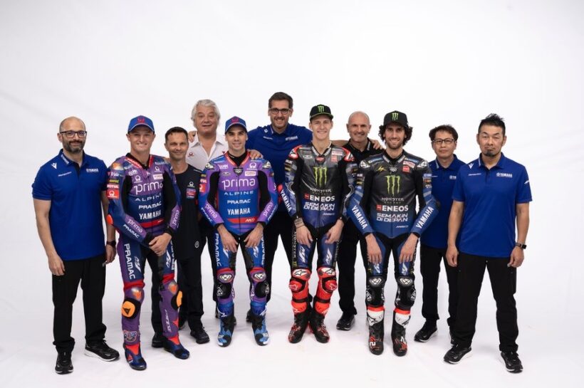 Monster Energy Yamaha and Prima Pramac 2025 MotoGP livery