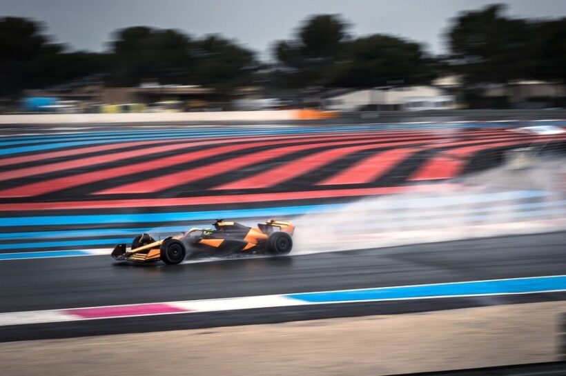 Pirelli 2026 F1 wet tyre test McLaren Paul Ricard