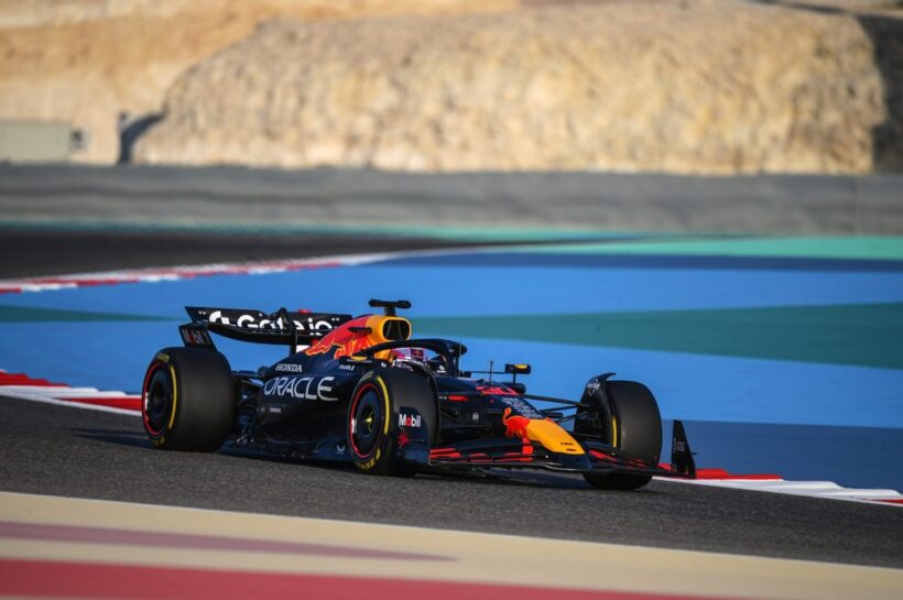 Red Bull flexi-wing 2025 F1 Bahrain testing