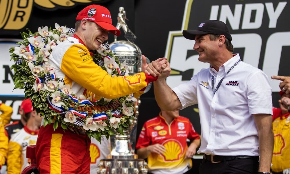 Team Penske president Tim Cindric Josef Newgarden