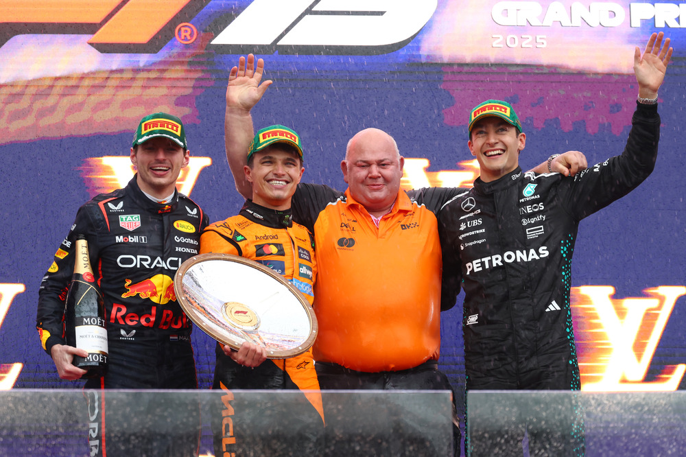 Lando Norris Australian Grand Prix victory Max Verstappen George Russell