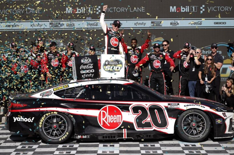 NASCAR Phoenix Cup Race Christopher Bell wins