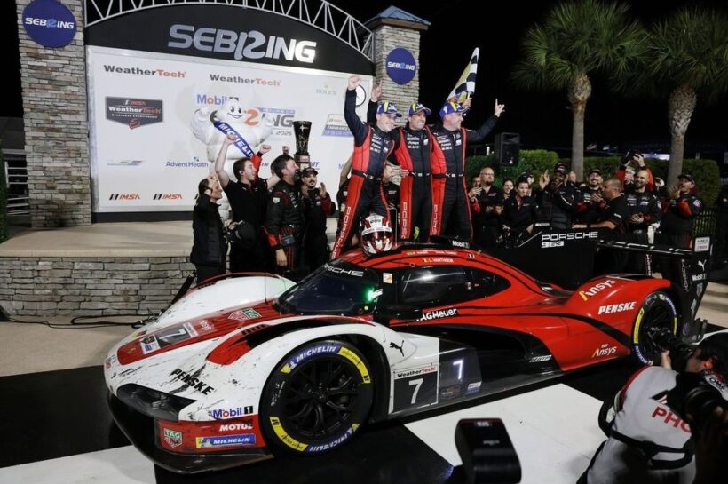 Porsche Penske 2025 Sebring 12 Hours 1-2 finish